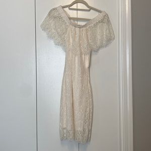 Off white Almost Famous Dress